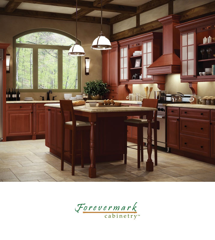 Maple kitchen design with forevermark cabinets