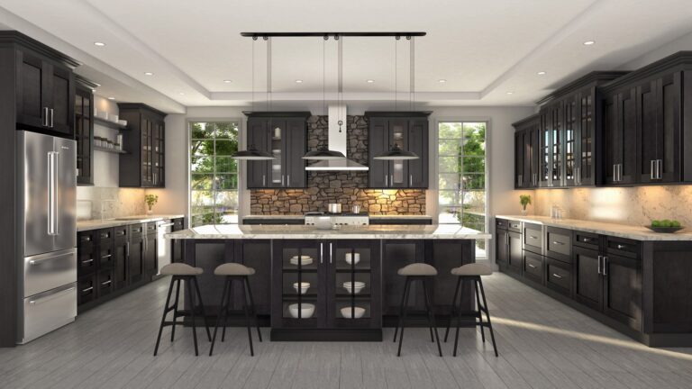 Cubitac Dark Brown Kitchen Design