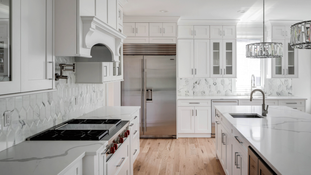 St. Martin kitchen design with Lakeland cabinets