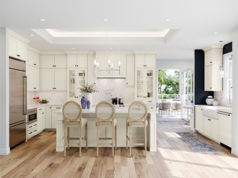 Waypoint White Kitchen Design