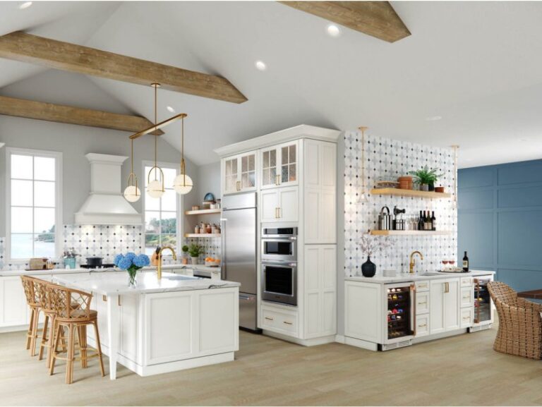 Waypoint White Kitchen Design