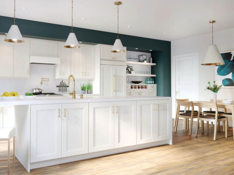 Waypoint White Kitchen Design