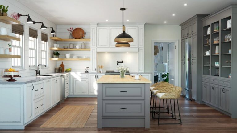 Waypoint White Kitchen Design