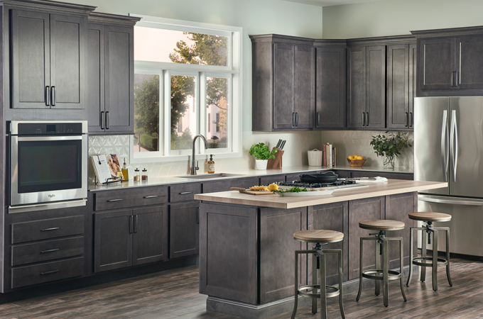 Wolf Home Kitchen Design with Hanover cabinet doors