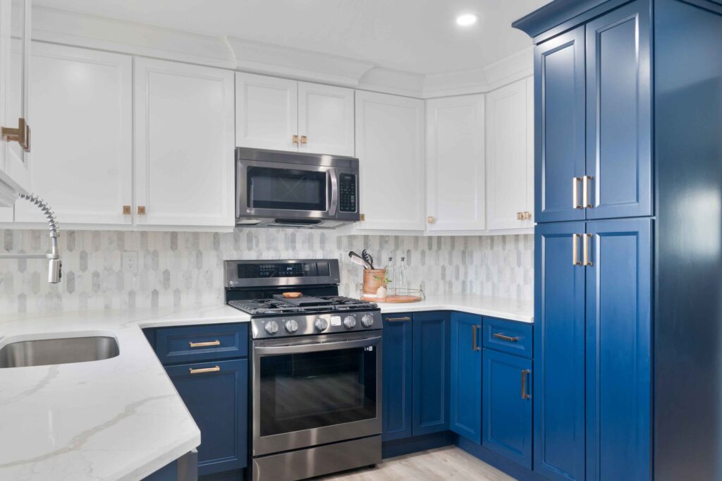 Tribeca kitchen design with Soho Empire Blue