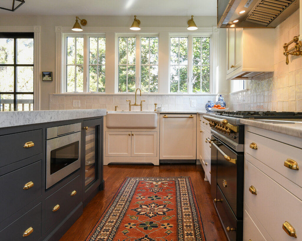 Woodharbor kitchen design with Madison cabinet doors