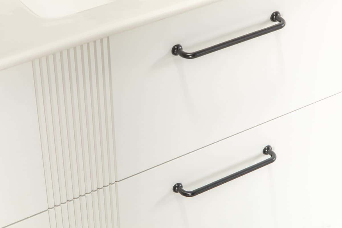 Zoomed in drawer Linea 28" White