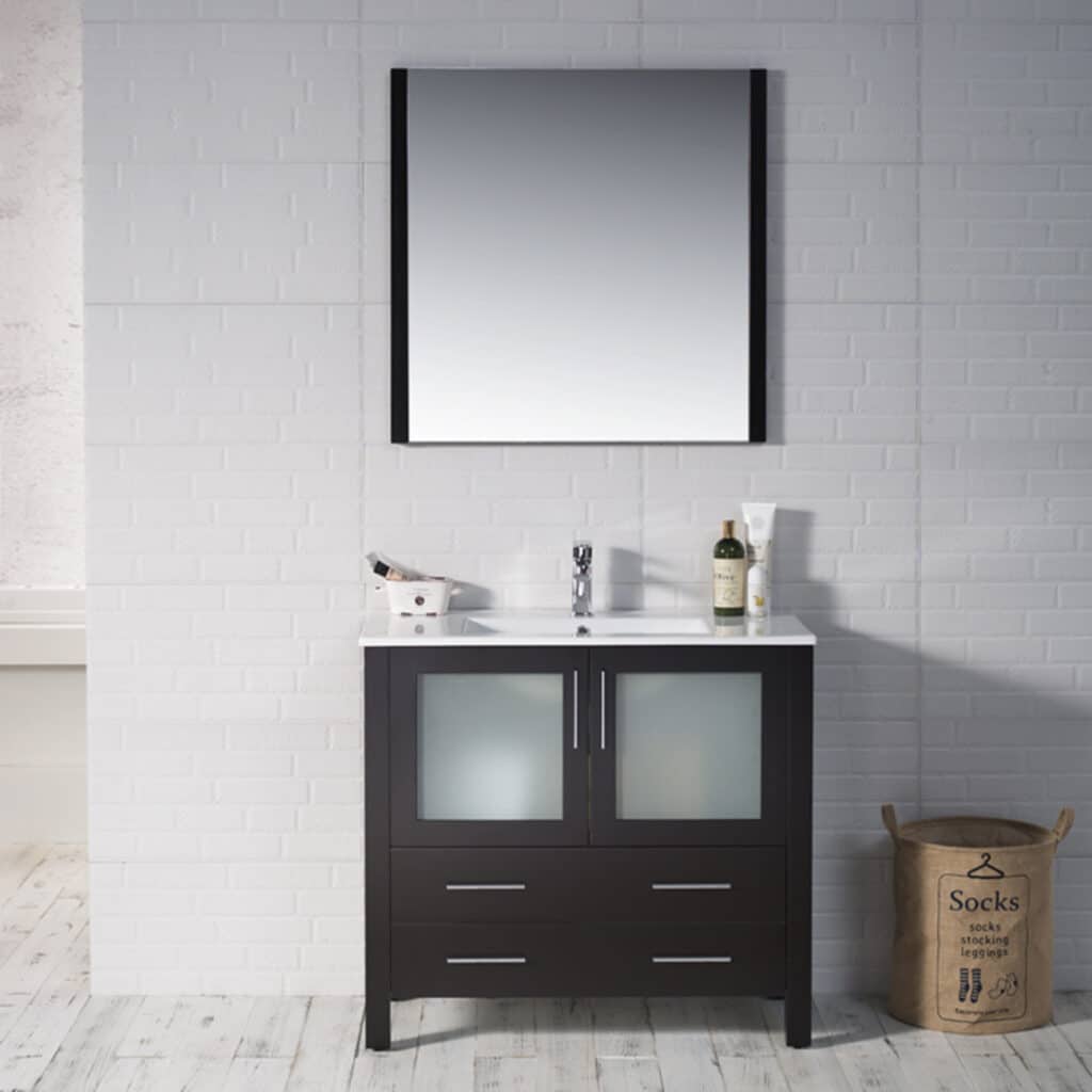 Front view Sydney 36″ Espresso