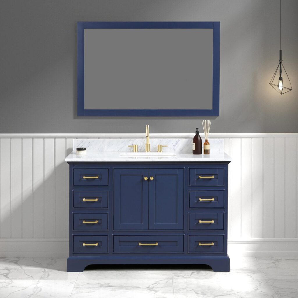 Front view Copenhagen 48″ Navy Blue