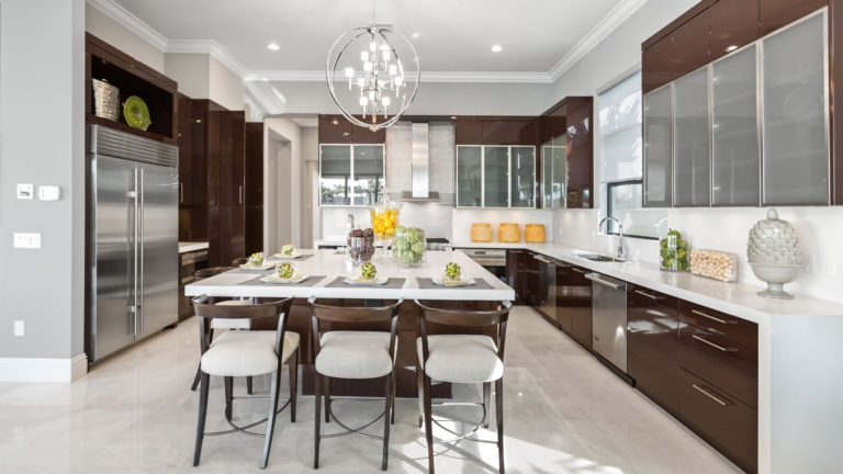 Spacious dark brown kitchen cabinets, Here's How to Find the Best Remodeling Contractor in Wyckoff, NJ