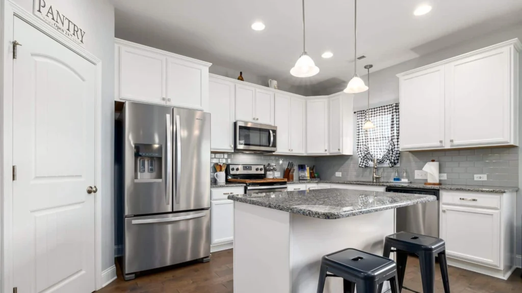 Luxury white kitchen design