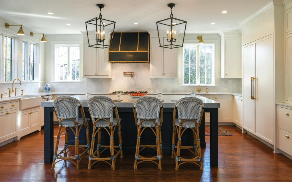 Woodharbor kitchen design with Madison cabinet doors