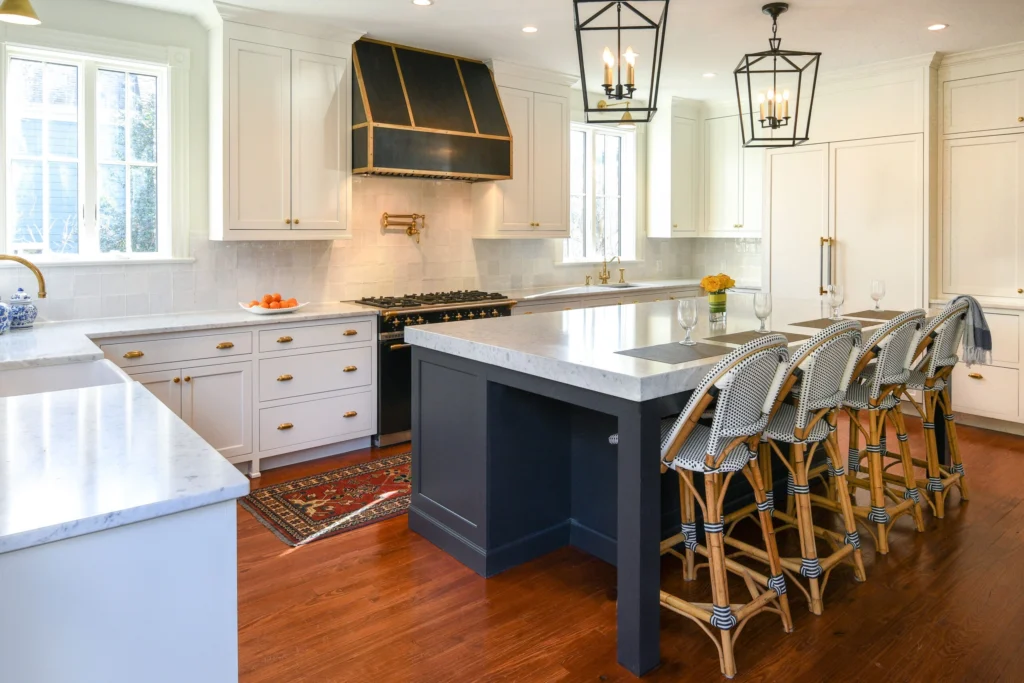 Woodharbor kitchen design with Madison cabinet doors
