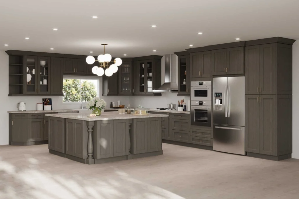 Adornus kitchen design with Gables Cabinet Doors