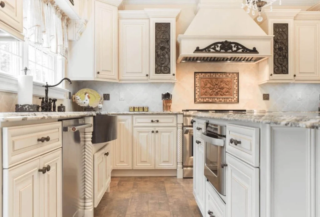 J&K Kitchen design with A7 Creme Glazed