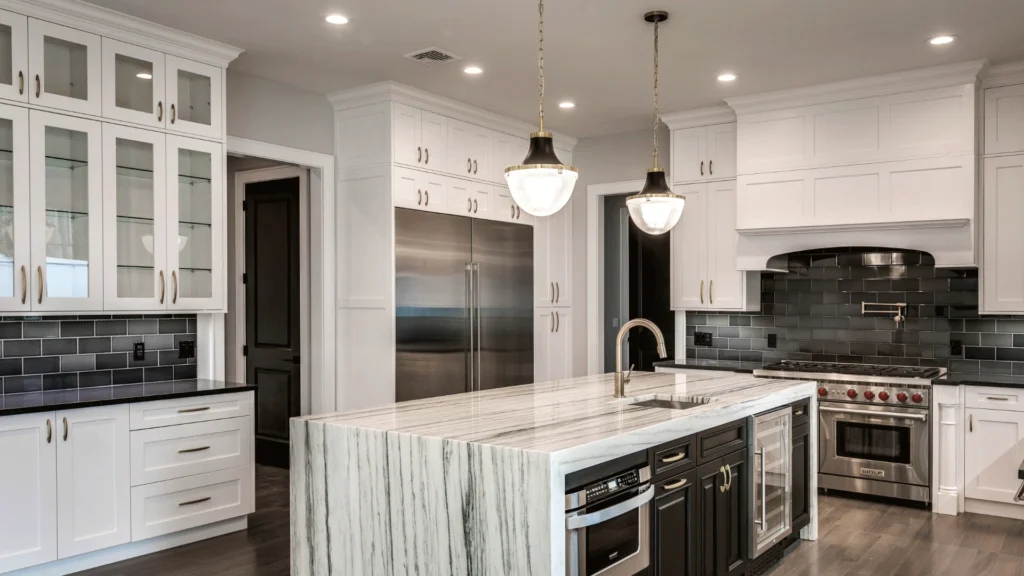 St. Martin kitchen design with Lakeland cabinets