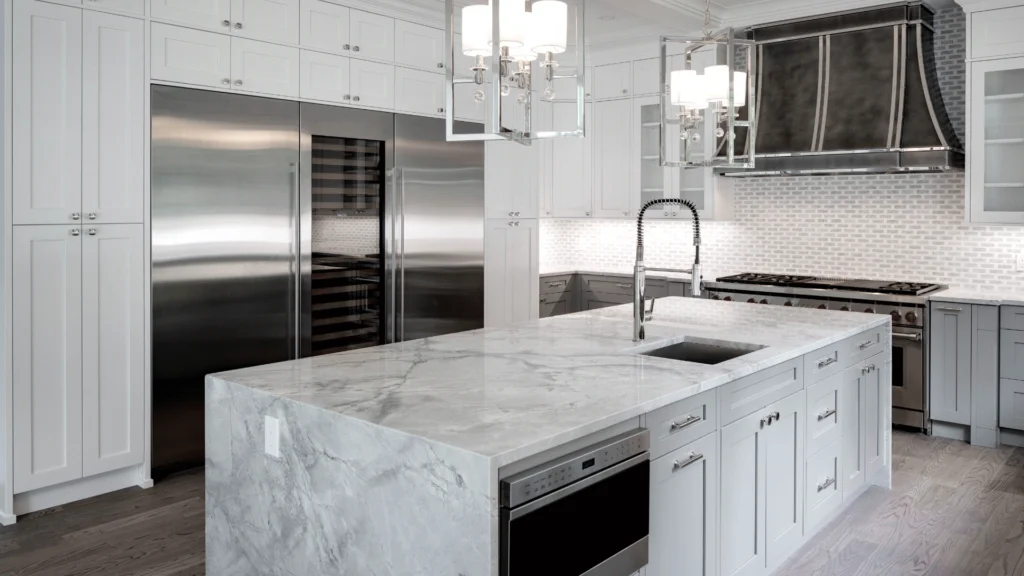 St. Martin kitchen design with Lakeland Cabinets