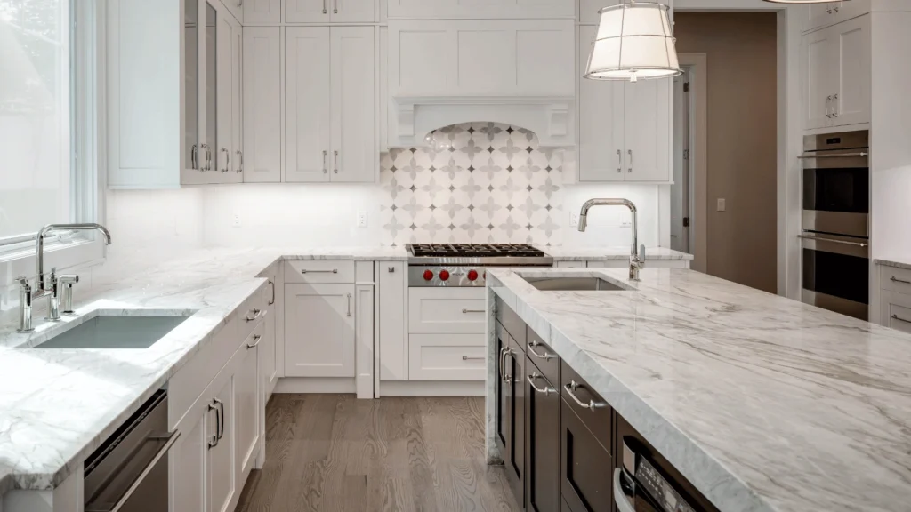 St. Martin kitchen design with Lakeland cabinets
