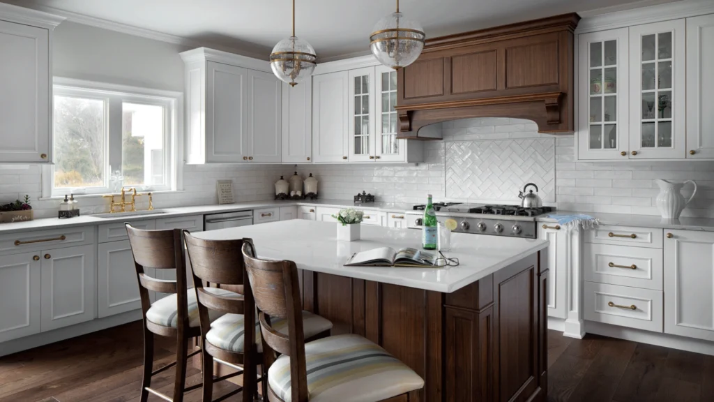 St. Martin kitchen design with Ridgewood cabinets