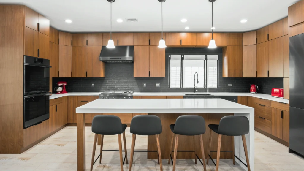 St. Martin kitchen design with Clayton cabinets