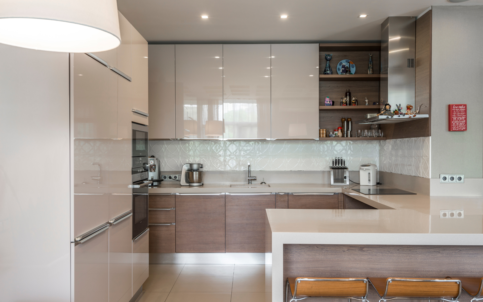 7. Neutral Color Cabinets Kitchen Remodeling