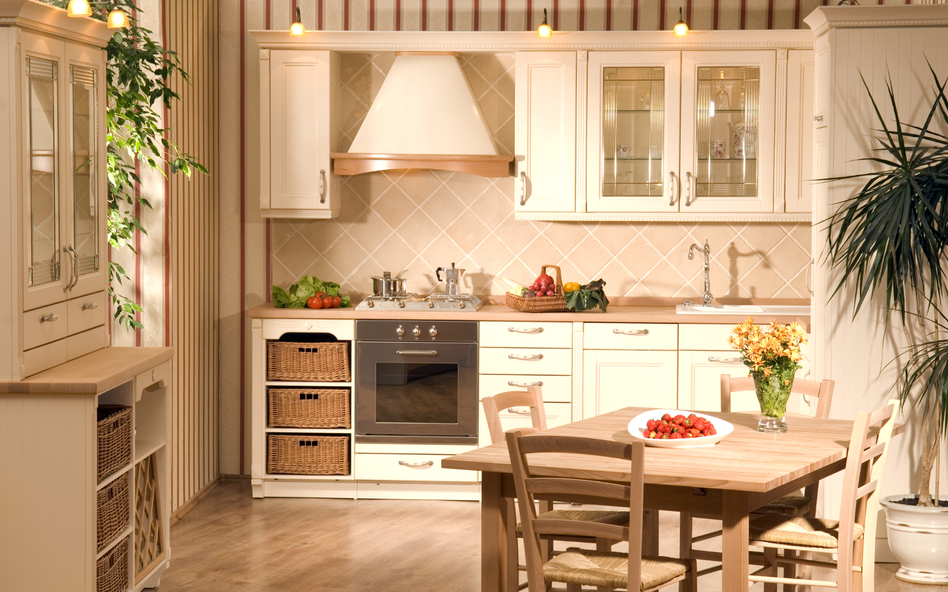 Traditional small kitchen style