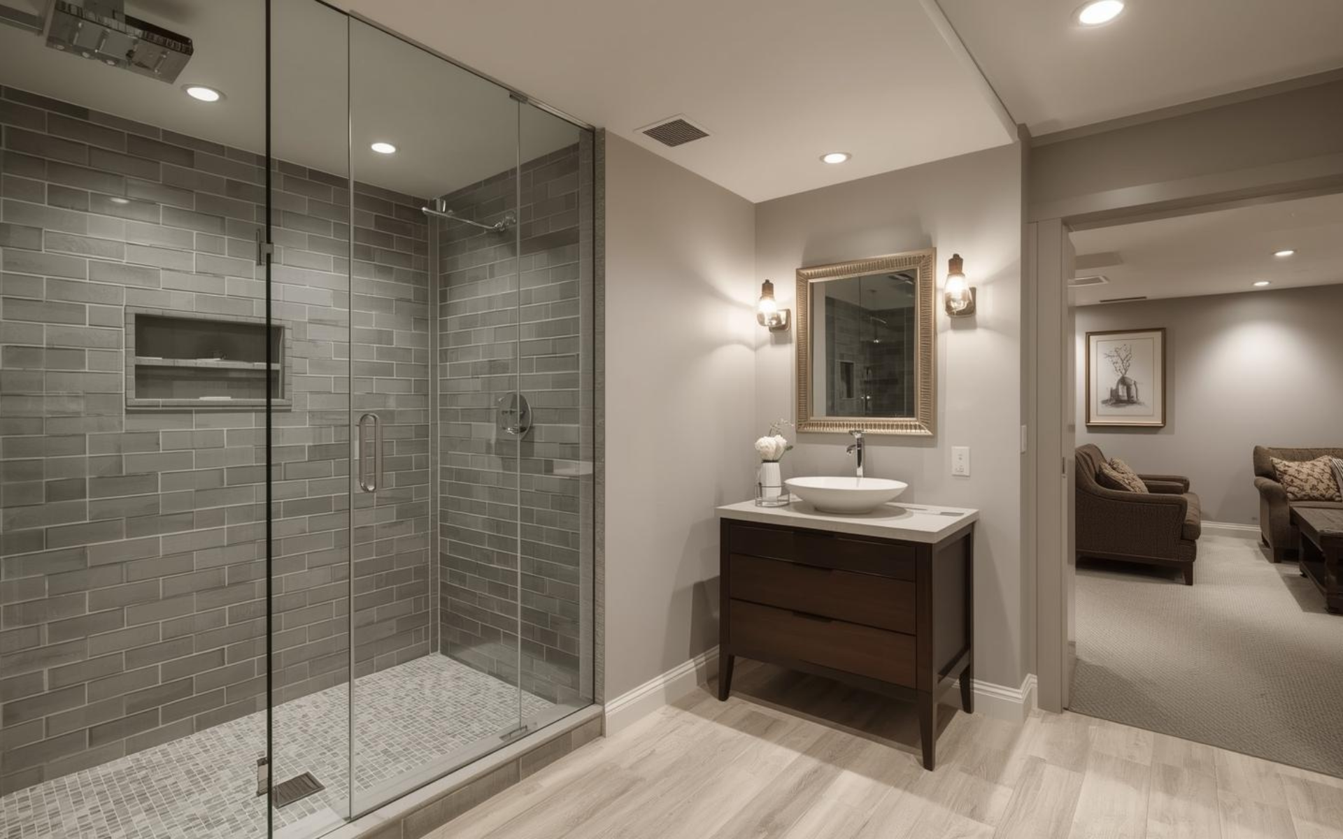 Average Cost of Basement Remodel with Bathroom