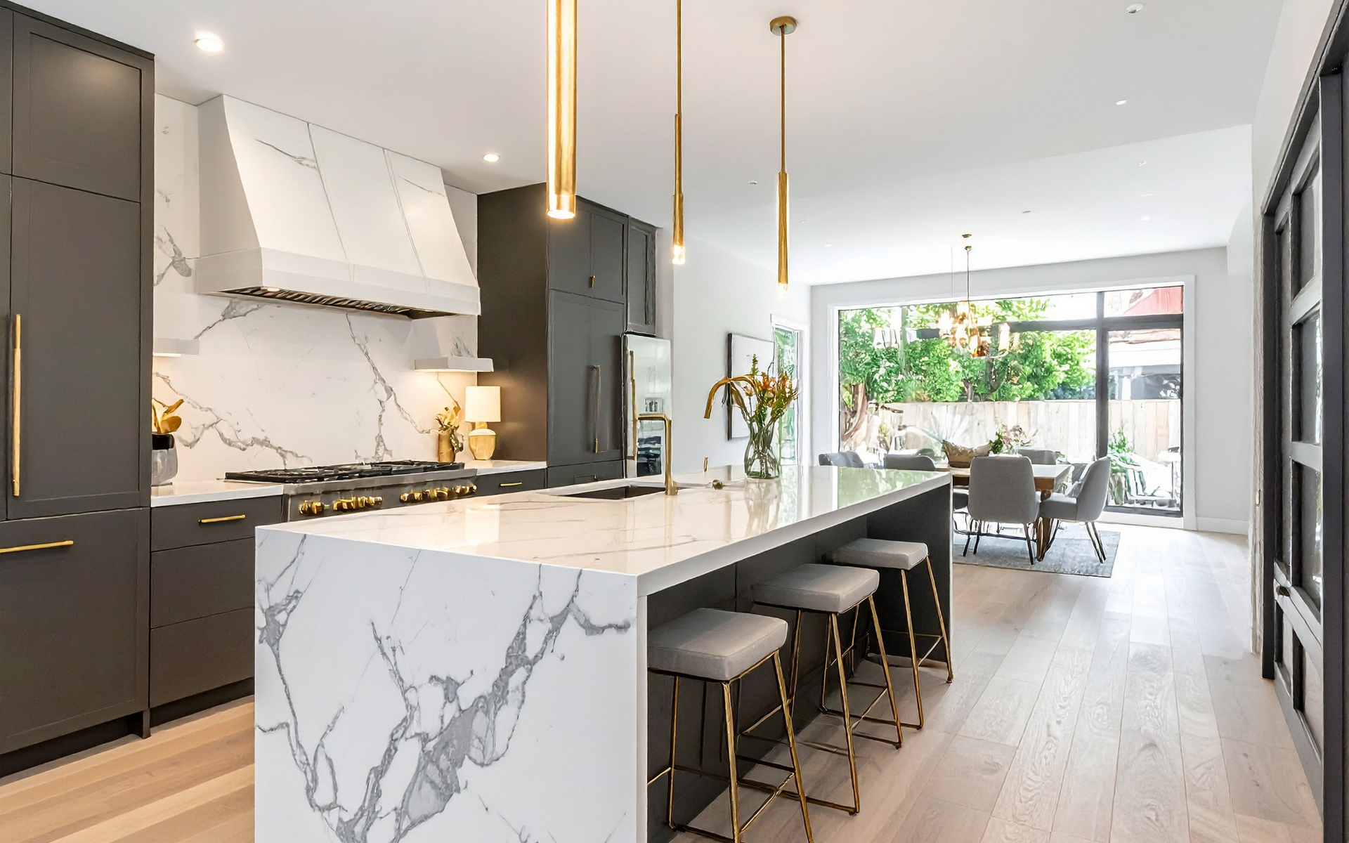 Large Marble Top Island