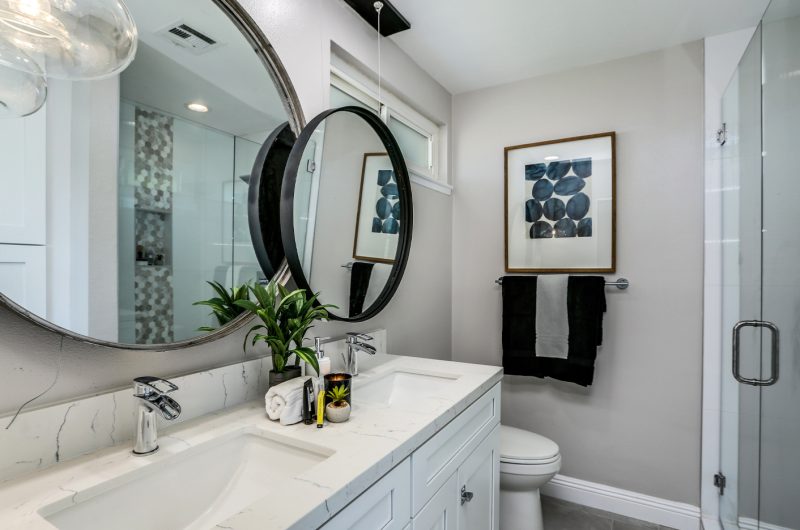 Forevermark Bathroom Cabinet brand offering white theme bathroom